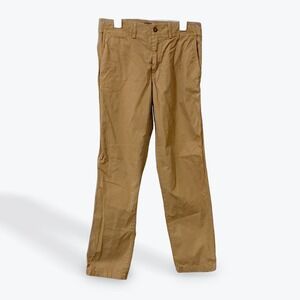 American Eagle Outfitters Mens Relaxed Straight Khaki Cotton Chino Pants 32x34